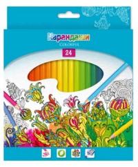 BG (Би Джи) Карандаши цветные "Вдохновение", 24 цвета
