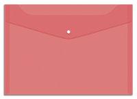 OfficeSpace Папка-конверт на кнопке, А4, 120 мкм, красная