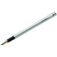 Luxor Ручка перьевая &quot;Sleek&quot;, синяя, 0,8 мм, корпус серый металлик