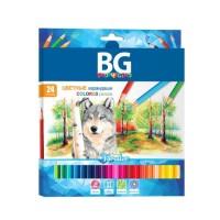 BG (Би Джи) Карандаши цветные "Forester", 24 цвета