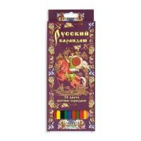 Сибирский кедр Карандаши цветные "Русский карандаш", 24 цвета