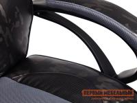 Tetchair Кресло RACER GT MILITARY Принт хаки серый, иск. кожа / Серый, сетка