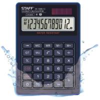 Staff Калькулятор настольный &quot;DC-3000-12&quot;, водонепроницаемый, 12 разрядов, двойное питание, 171x120 мм