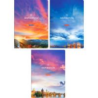 OfficeSpace Комплект тетрадей "Путешествия. Sky landscape", 48 листов, А4 (в комплекте 12 тетрадей) (количество товаров в комплекте: 12)