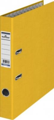 Durable Папка-регистратор, А4, 50 мм, бумвинил, желтая