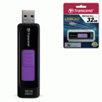 Transcend Флэш-диск 32GB JetFlash 760 USB3.0, черный с фиолетовым