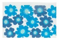 Comix Папка-конверт на кнопке "Summer flower", А4, синяя