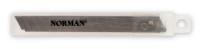 NORMAN Сменные лезвия для канцелярских ножей NORMAN, 9x80 мм, 10 штук, арт. NRN 240708