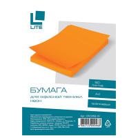 LITE Бумага "Lite. Неон", А4, 50 листов, оранжевый