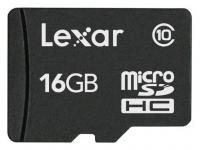 Lexar Карта памяти Micro SDHC 16Gb Class 10 LSDMI16GABEUC10A