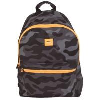 Milan (канцтовары) Рюкзак школьный &quot;Black Camouflage&quot;, 41х30х18 см, черный