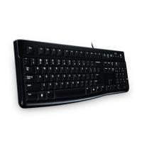 Logitech keyboard k120 проводная usb чёрная (920-002522) оем