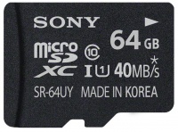 Sony SR64UYAT micro SDXC 64Гб class 10