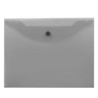 BRAUBERG Папка-конверт с кнопкой "Brauberg", А5, 180 мкм, цвет черный