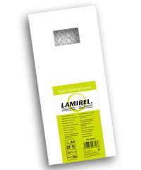 Lamirel Пружины для переплета пластиковые Lamirel, 16 мм, белые, 100 штук