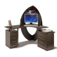 Столплит Компьютерный стол Иствуд ( КСТ-101 + КТ-101 + КТ-102) Венге