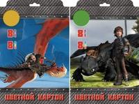 Action! Набор цветного мелованного картона "Как приручить дракона", А4, 8 листов