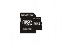 QUMO Карта памяти Micro SDHC 4Gb class 4 QM4GMICSDHC4 + SD adapter