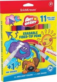 ErichKrause Фломастеры "Artberry. Erasable Super Tip", 12 цветов