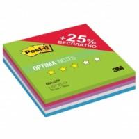 3M Бумага для заметок с липким слоем "Post-it. Optima. Лето плюс", 76x76 мм, неоновая радуга, 5 цветов, 125 листов