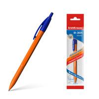 ErichKrause Ручка шариковая автоматическая "R-301 Orange Matic", синяя
