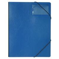 Durable Папка на резинках с инфо-окном на 150 листов, синяя