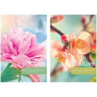OfficeSpace Записная книжка "Цветы. Think positive", А6, 80 листов