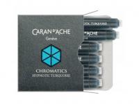 Картридж Caran d`Ache Chromatics Hypnotic Turquoise для перьевых ручек 6шт 8021.191