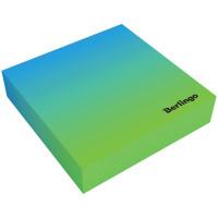 Berlingo Блок для записи "Radiance", 8,5x8,5x2 см, голубой/зеленый, 200 листов
