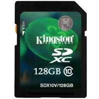 Kingston SecureDigital 128Gb  Class10 (SDX10V/128GB)