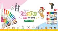 JAVA Набор фломастеров "Javapet. Собаки", 12 цветов