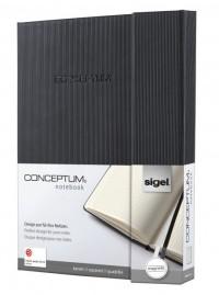 Sigel Блокнот "Conceptum Hardcover", А5, 97 листов, клетка, черный