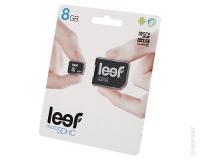 LEEF MicroSD 8Gb Класс 10 + адаптер SD LMSA0KK008R5