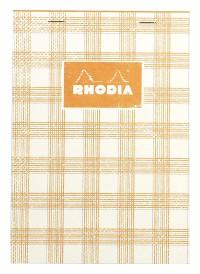 Rhodia Блокнот "Heritage Tartan", кремовый, А5, клетка, 70 л