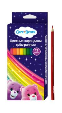 Росмэн Карандаши цветные "Заботливые мишки", 12 цветов