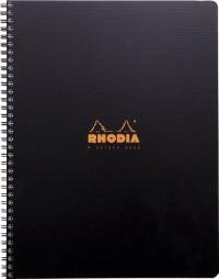 Rhodia Блокнот "Rhodiactive Colors Book" с разделителями, чёрный, 22,5x29,7 см, клетка, 80 л