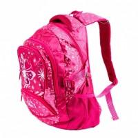 Polar Рюкзак школьный "Бабочки", цвет: розовый (арт. 2685)