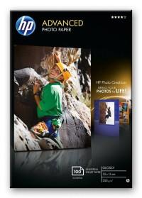 HP Фотобумага улучшеная глянцевая "Advanced Photo Paper", А6, 250 г/м2, 100 листов