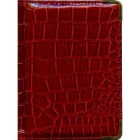 Канц-Эксмо Ежедневник датированный на 2019 год "Grand croco", А6, 176 листов, цвето обложки бордовый