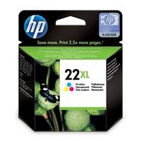 HP Картридж струйный, №22XL, трехцветный