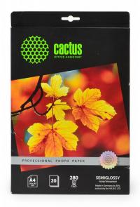 Cactus cs-sga428020 professional полуглянцевая а4 280 г/м2 20 листов