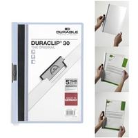 Durable Папка с клипом "Duraclip Original 30", 30 листов, синяя