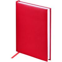 OfficeSpace Ежедневник недатированный "Derby", A6, 136 листов, балакрон, красный