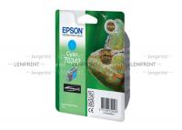 Epson T034240 картридж голубой