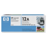 HP 12A Black LaserJet Toner Cartridge