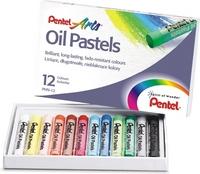 Pentel Пастель масляная Arts Oil Pastels, 12 цветов