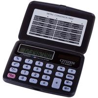 CITIZEN Калькулятор карманный, 8 разрядов, с крышкой. Арт. FS-60BK
