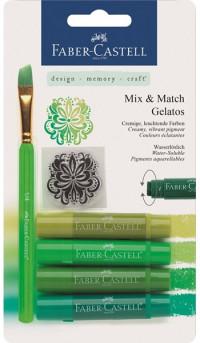 Faber-Castell Карандаши &quot;Gelatos&quot;, зеленый цвет, 4 штуки