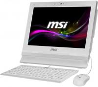 MSI Моноблок AP1622ET-036RU 1366 x 768 Touch screen Intel Celeron-1037U 4Gb 500Gb Intel HD Graphics 64 Мб Windows 10 Home белый 9S6-A61512-036 9S6-A61512-036