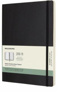 Moleskine Еженедельник "Academic Soft WKNT Pocket", черный, 208 страниц